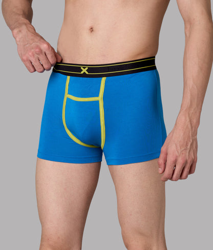 X-Rizz French Blue Micro Modal Trunks