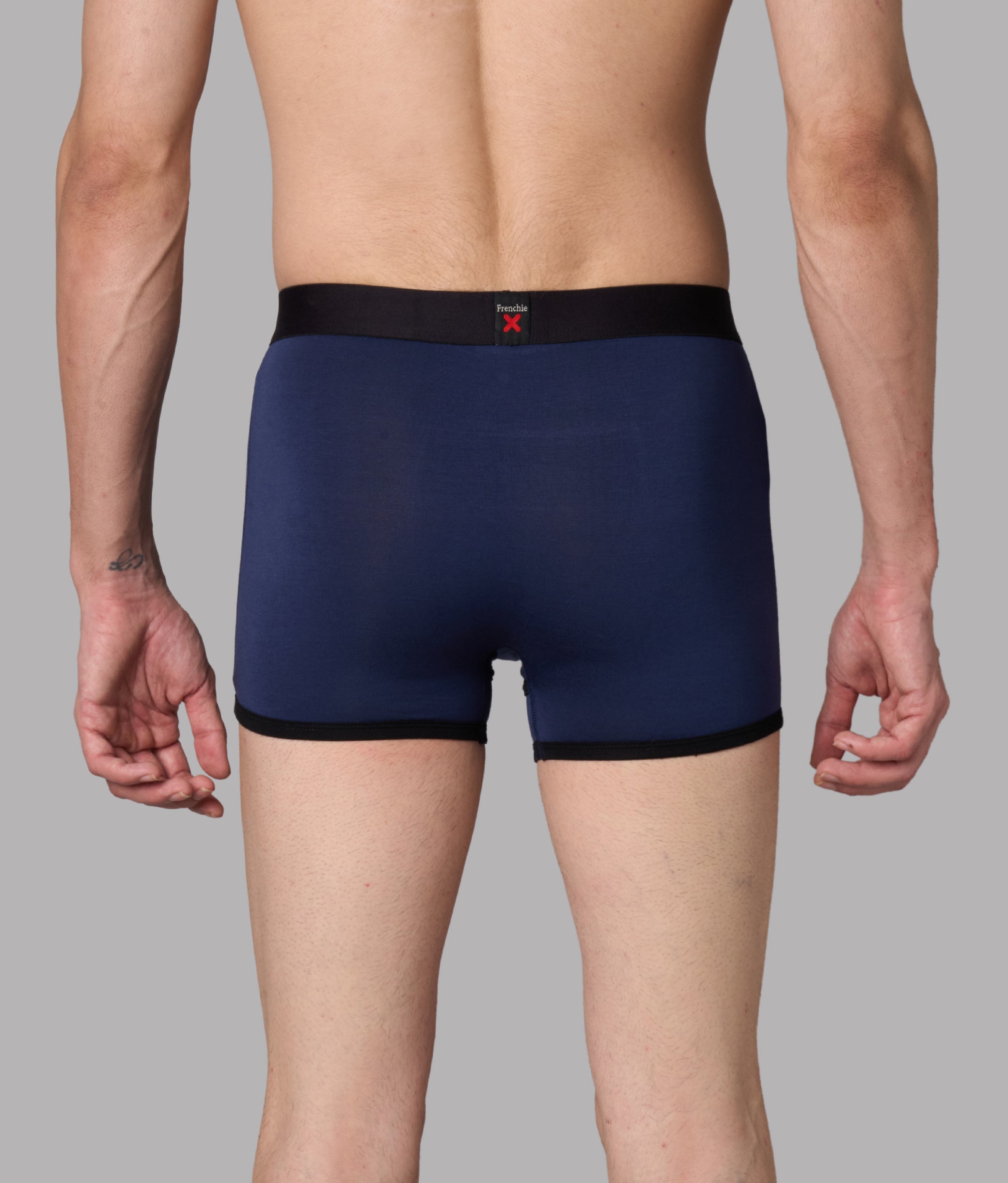 X-Hype Solid Pageant Blue Micro Modal Trunks