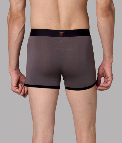 X-Hype Solid Castel Rock Grey Micro Modal Trunks