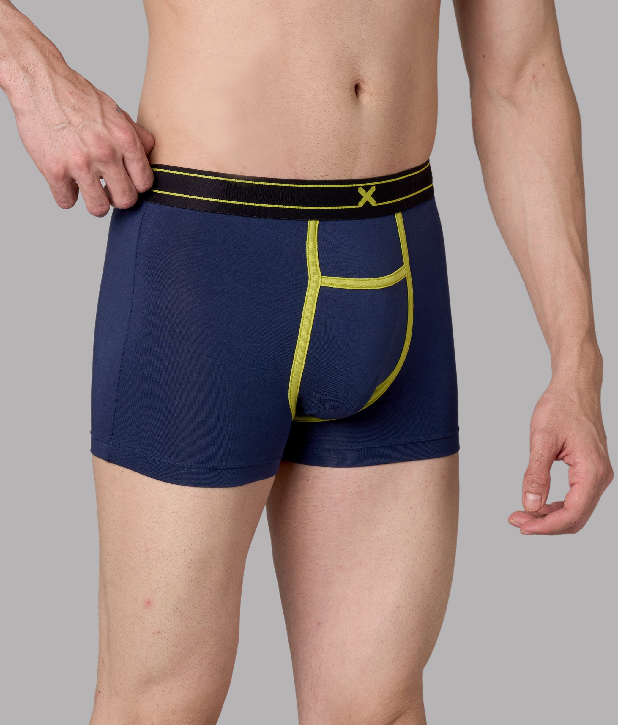 X-Rizz Pageant Blue Micro Modal Trunks