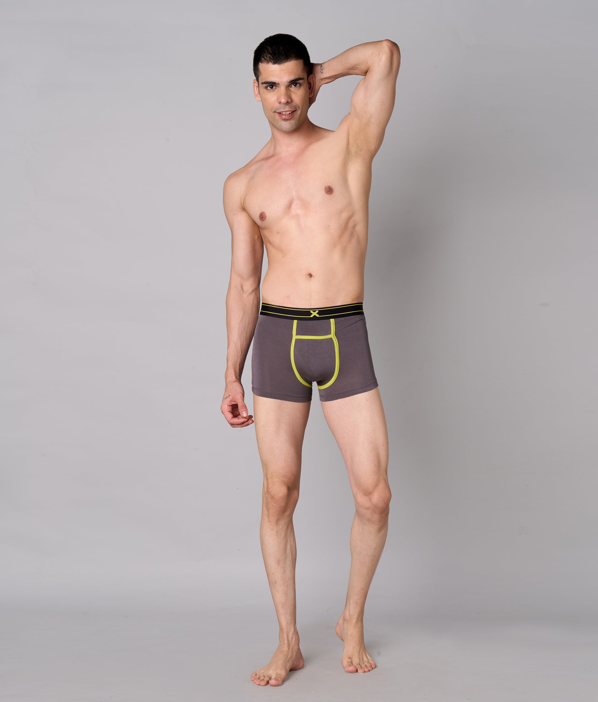 X-Rizz Castel Rock Grey Micro Modal Trunks