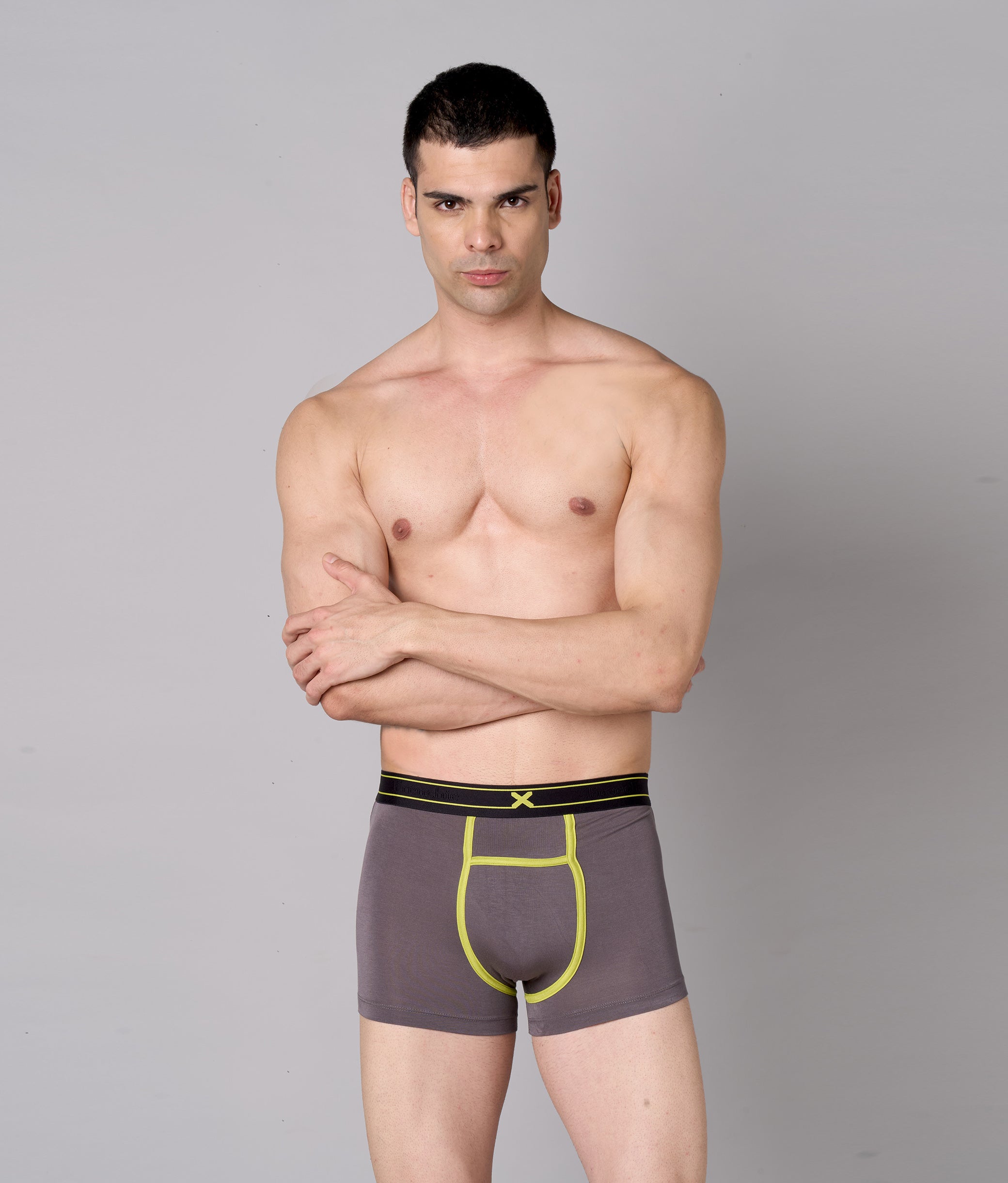 X-Rizz Castel Rock Grey Micro Modal Trunks