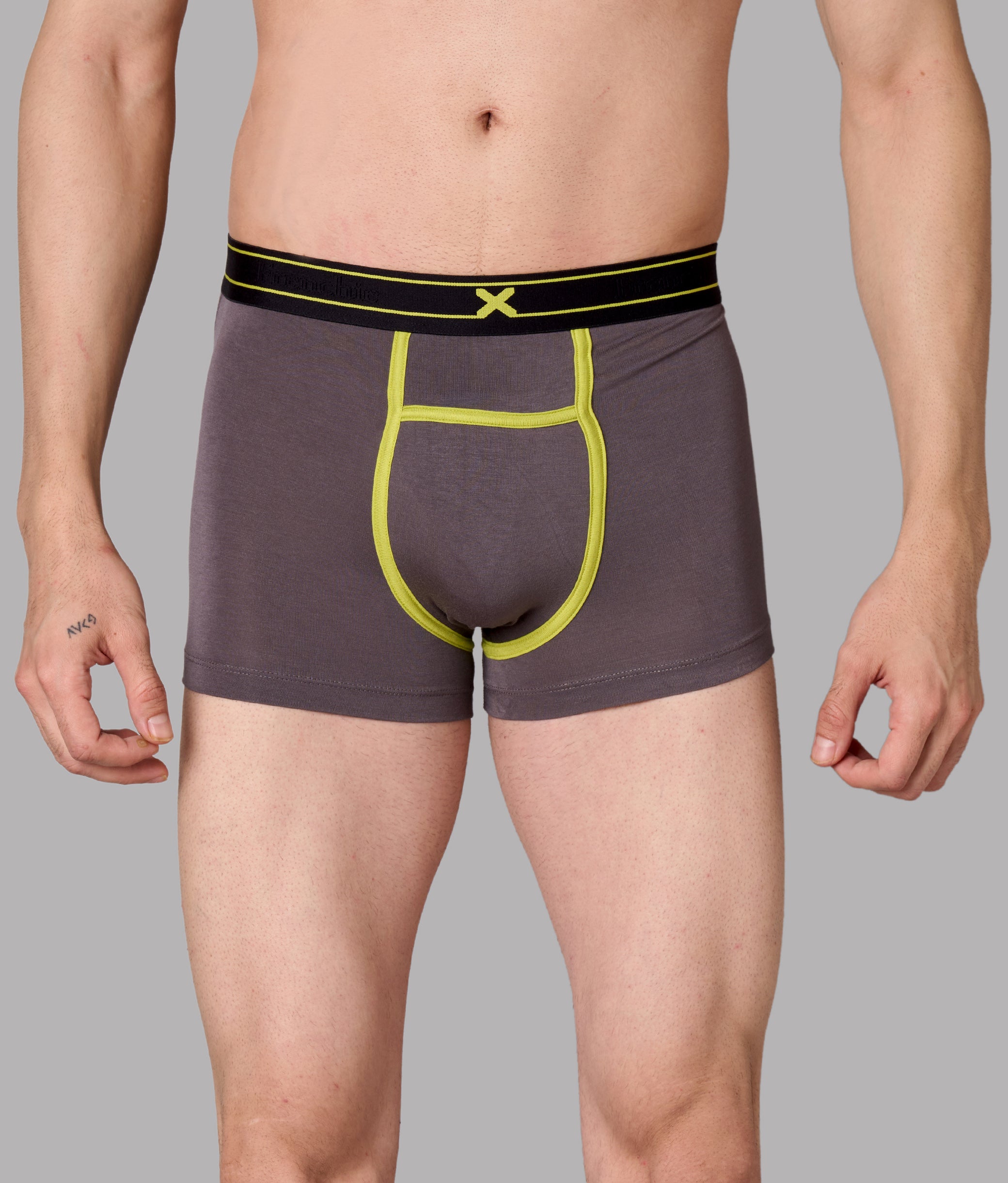 X-Rizz Castel Rock Grey Micro Modal Trunks