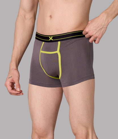 X-Rizz Castel Rock Grey Micro Modal Trunks