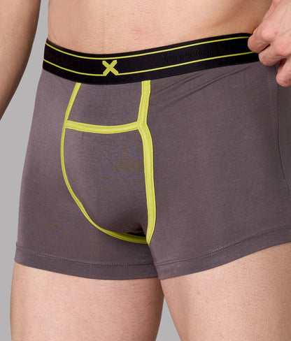 X-Rizz Castel Rock Grey Micro Modal Trunks