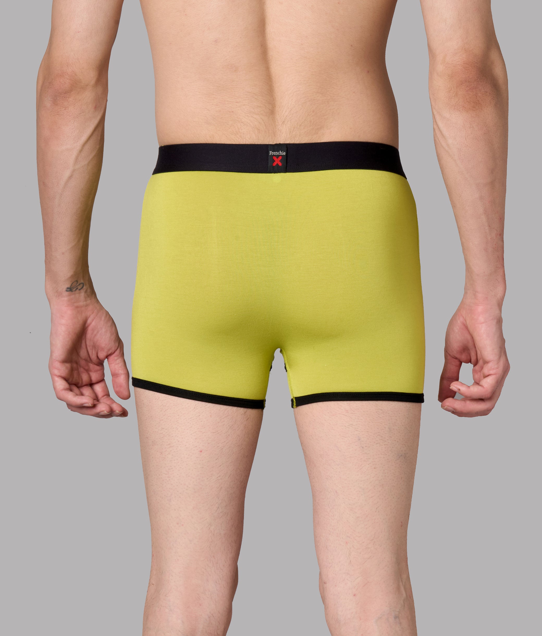 X-Hype Solid Lime Punch Micro Modal Trunks