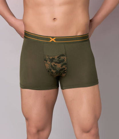 X-Sin | Cloud Soft Beetle Olive Micro Modal Trunks