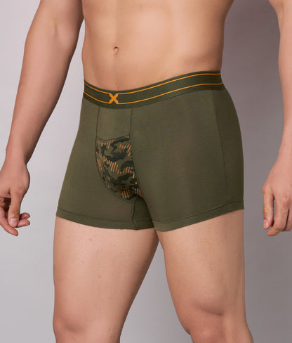 X-Sin | Cloud Soft Beetle Olive Micro Modal Trunks