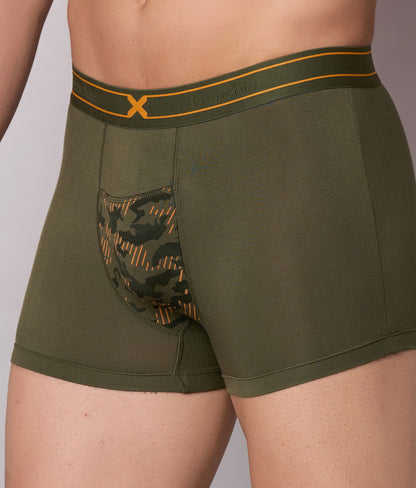 X-Sin | Cloud Soft Beetle Olive Micro Modal Trunks