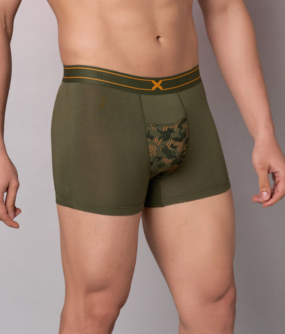 X-Sin | Cloud Soft Beetle Olive Micro Modal Trunks