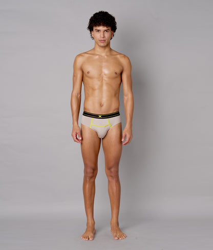 X-Rizz String Grey Micro Modal Briefs