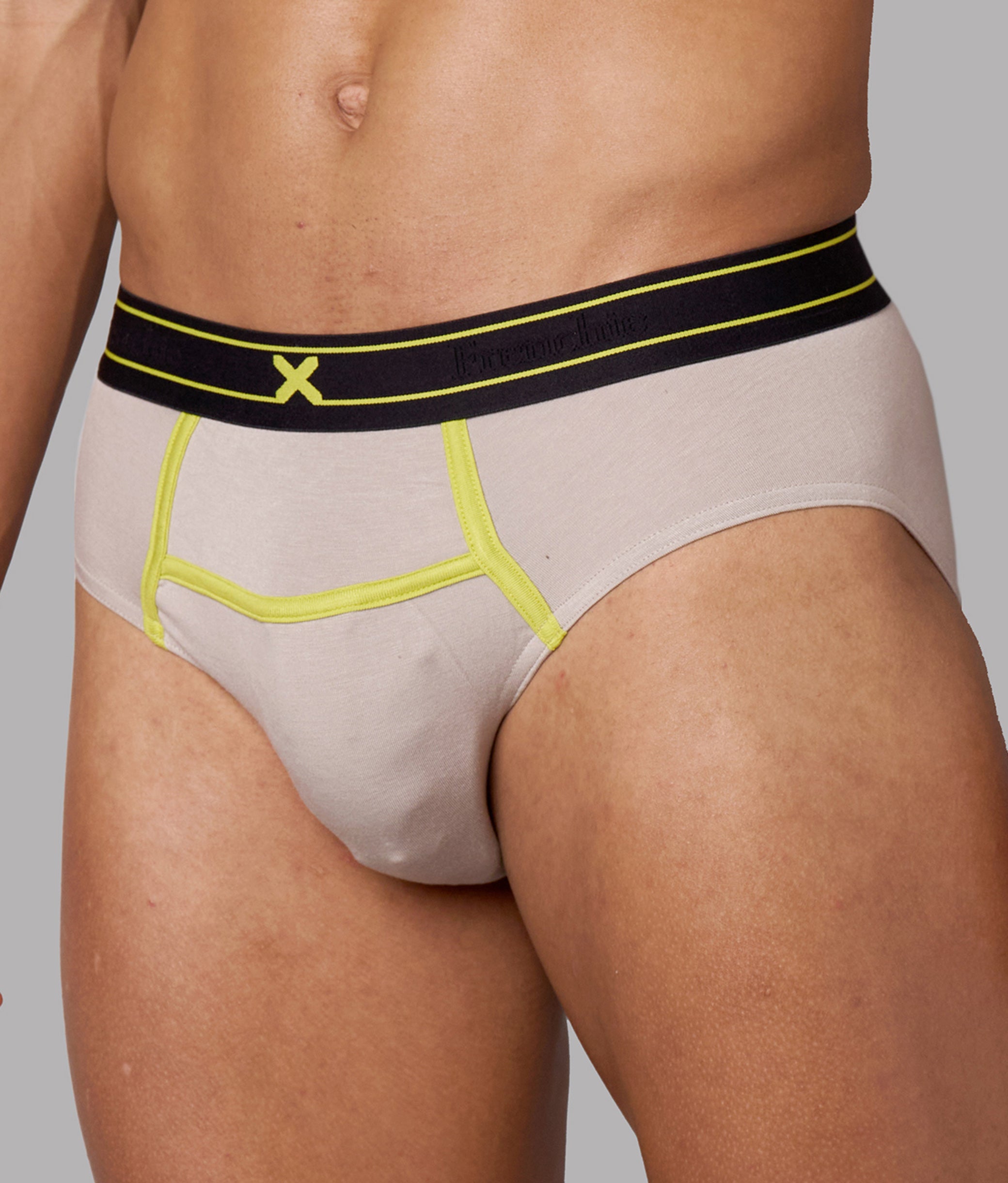 X-Rizz String Grey Micro Modal Briefs