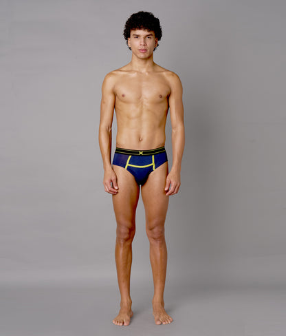 X-Rizz Pageant Blue Micro Modal Briefs