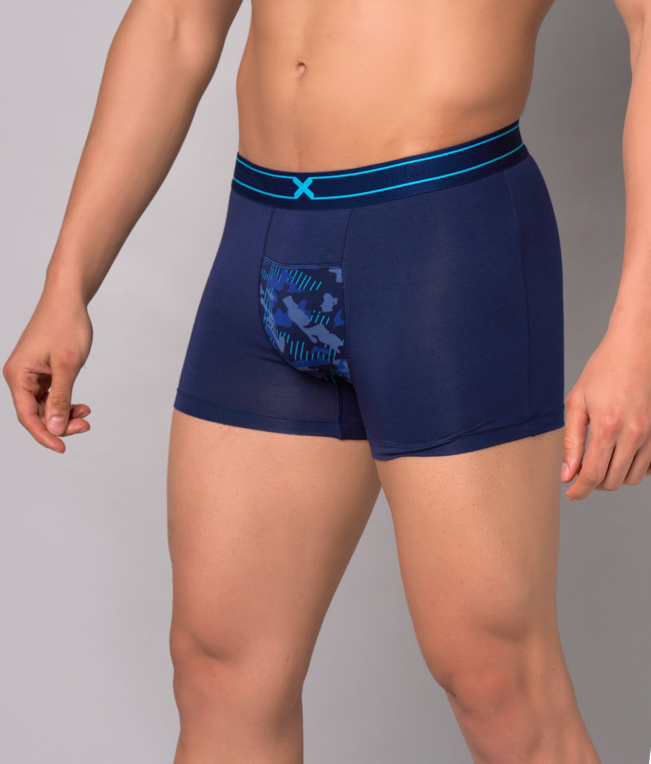 X-Sin | Cloud Soft Pageant Blue Micro Modal Trunks