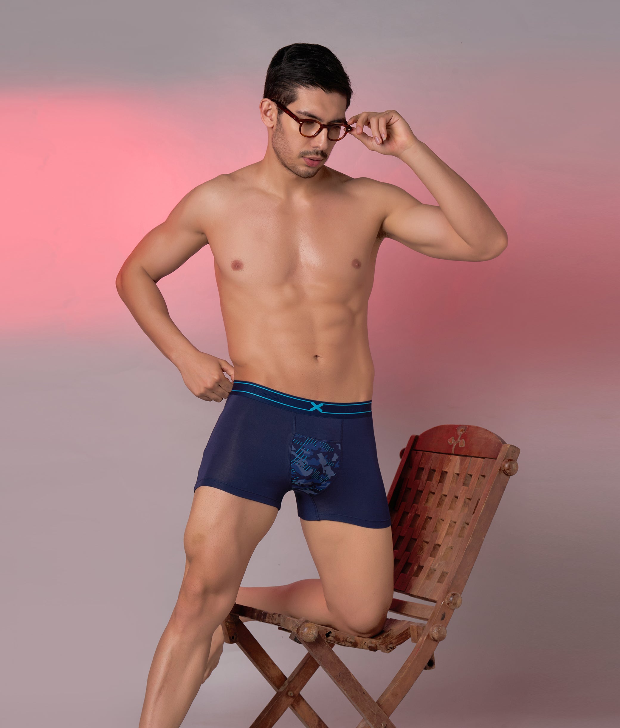 X-Sin | Cloud Soft Pageant Blue Micro Modal Trunks