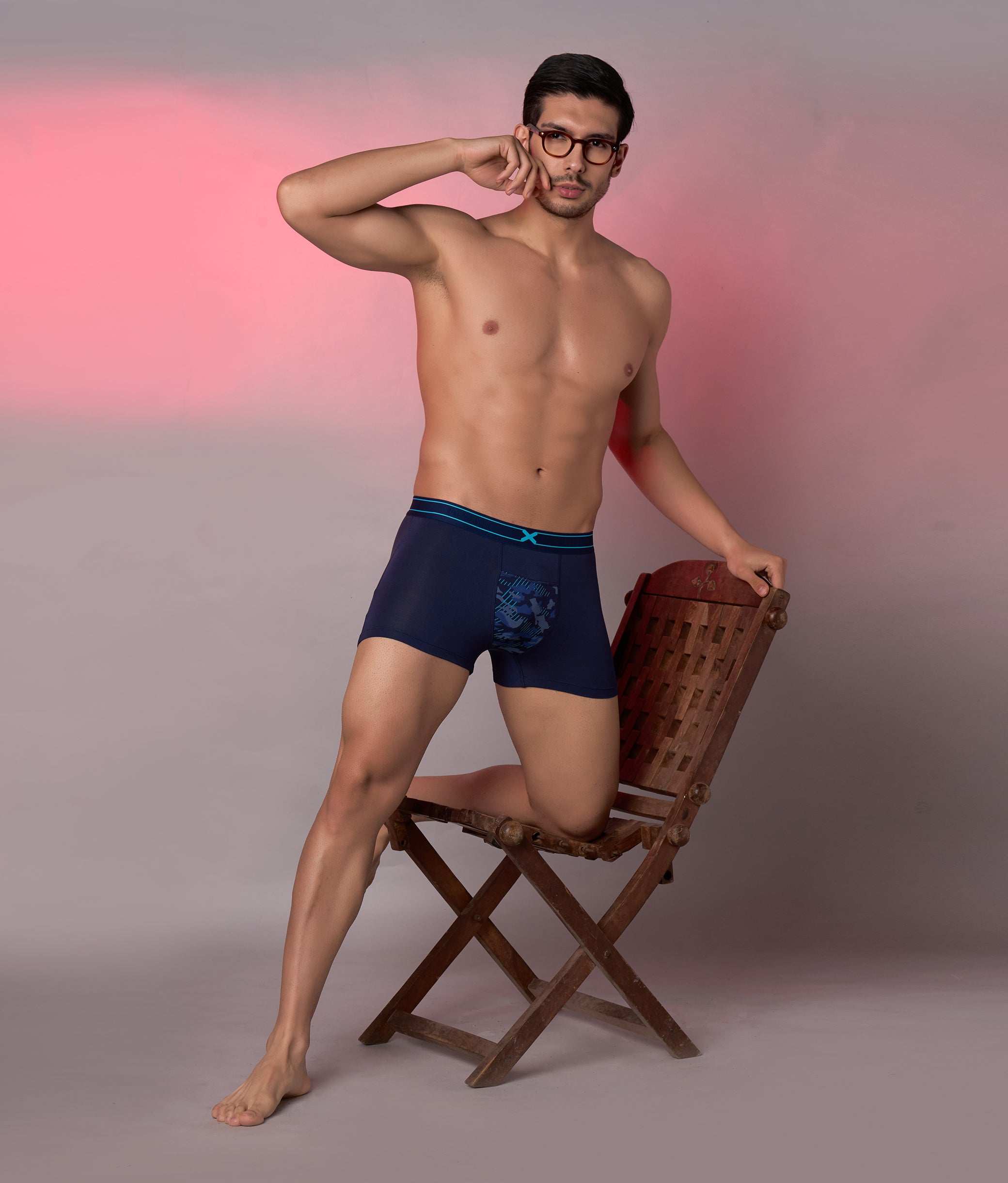 X-Sin | Cloud Soft Pageant Blue Micro Modal Trunks