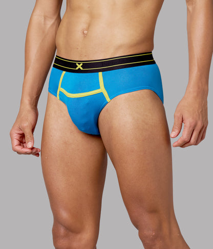 X-Rizz French Blue Micro Modal Briefs