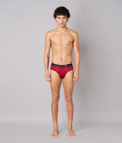 X-Drip Biking Red Micro Modal Briefs