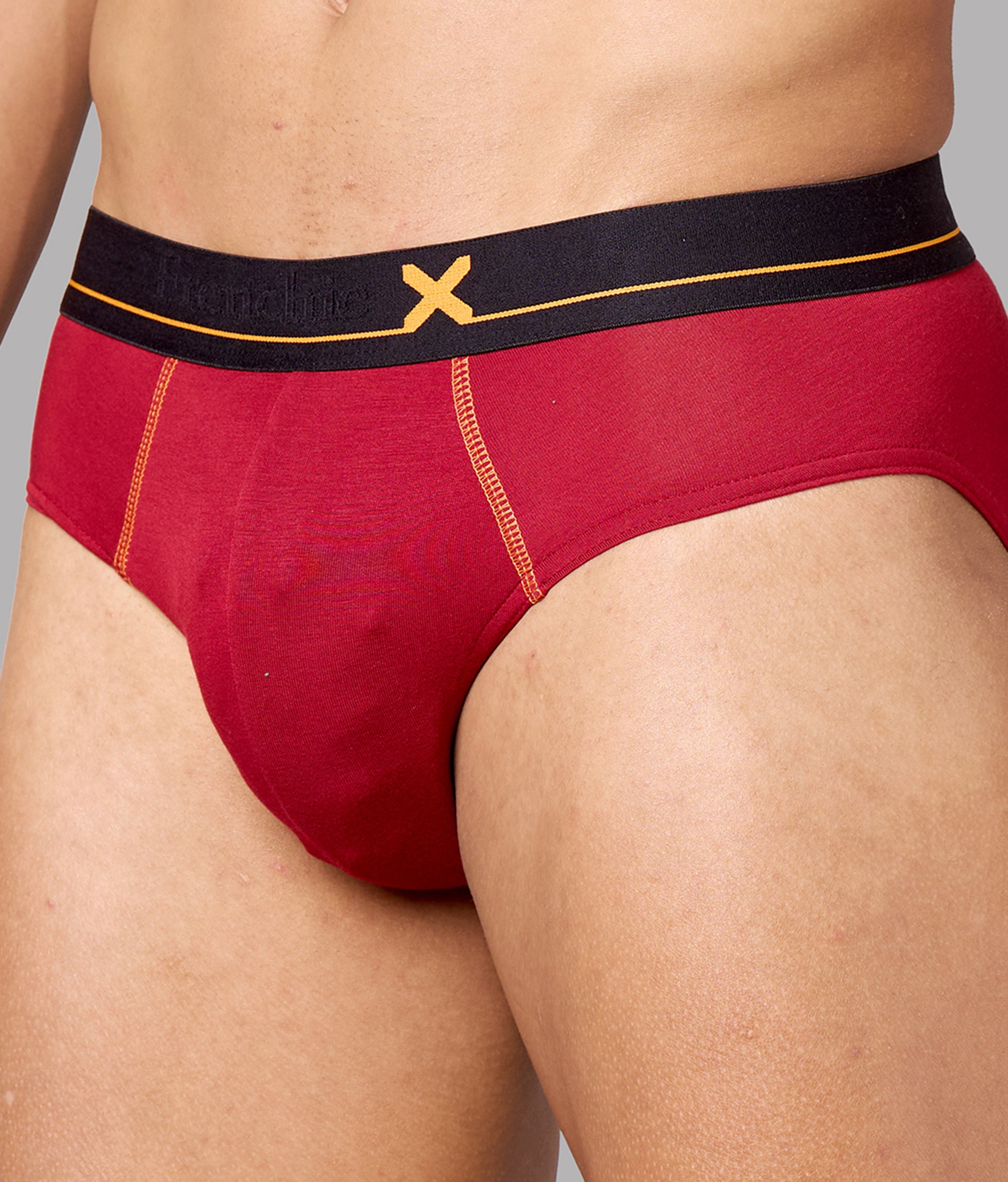 X-Drip Biking Red Micro Modal Briefs