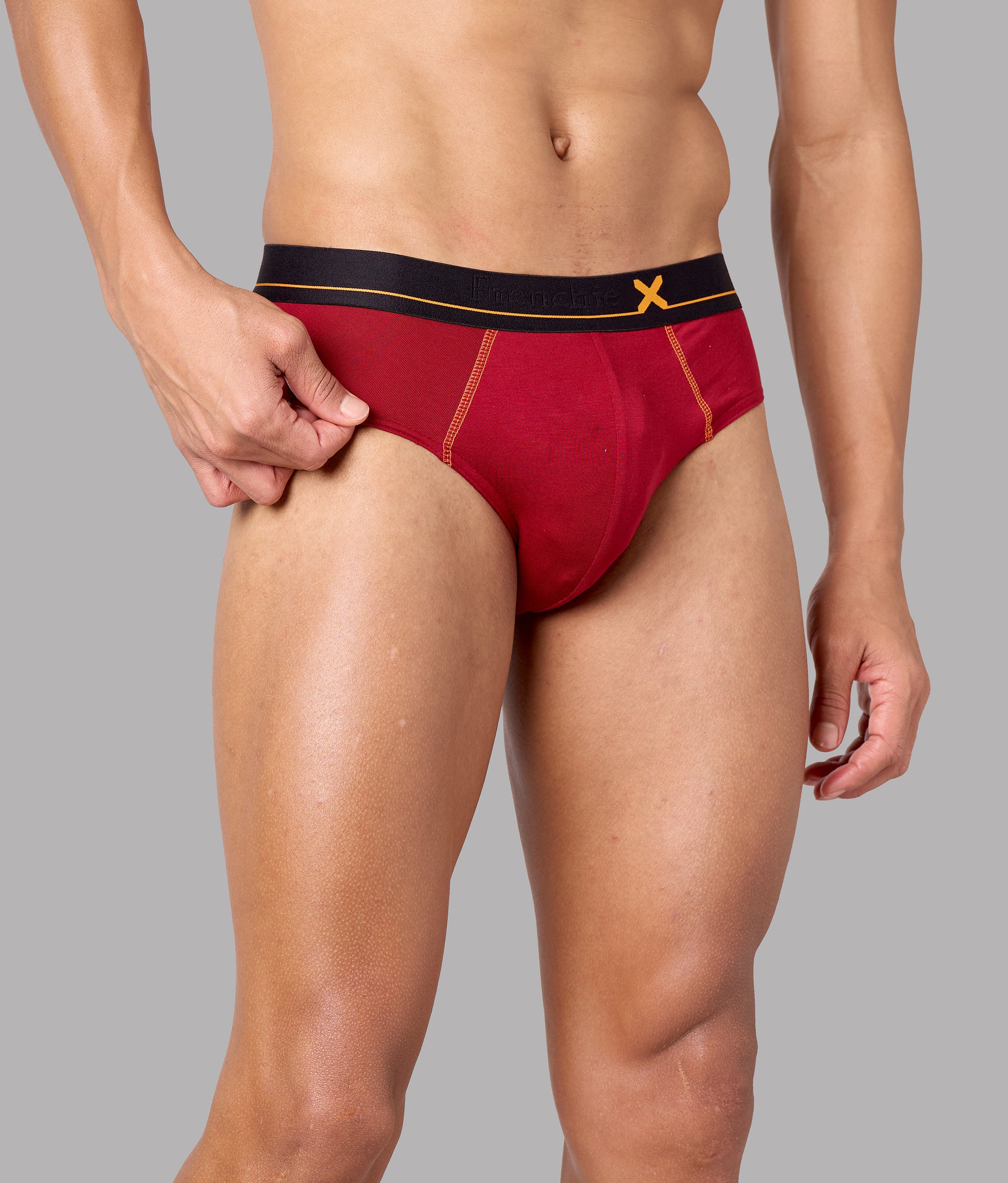 X-Drip Biking Red Micro Modal Briefs