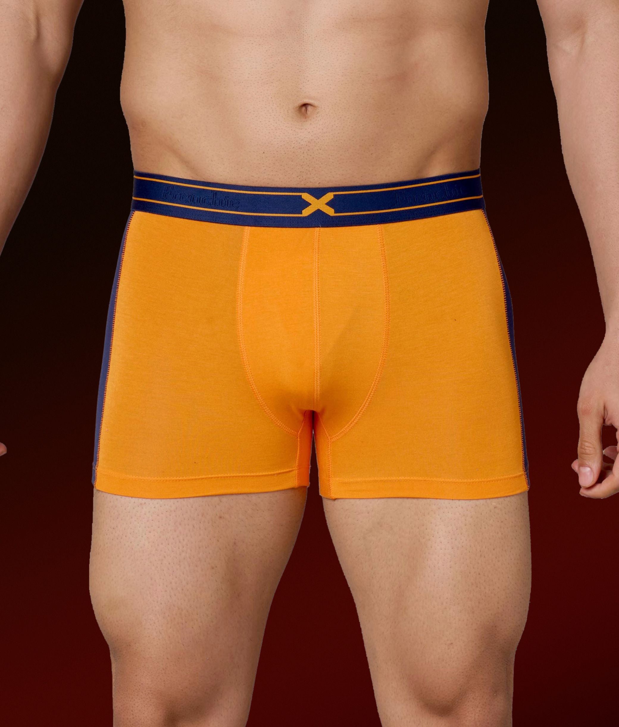 X-Groove Solid Turmeric Micro Modal Trunks