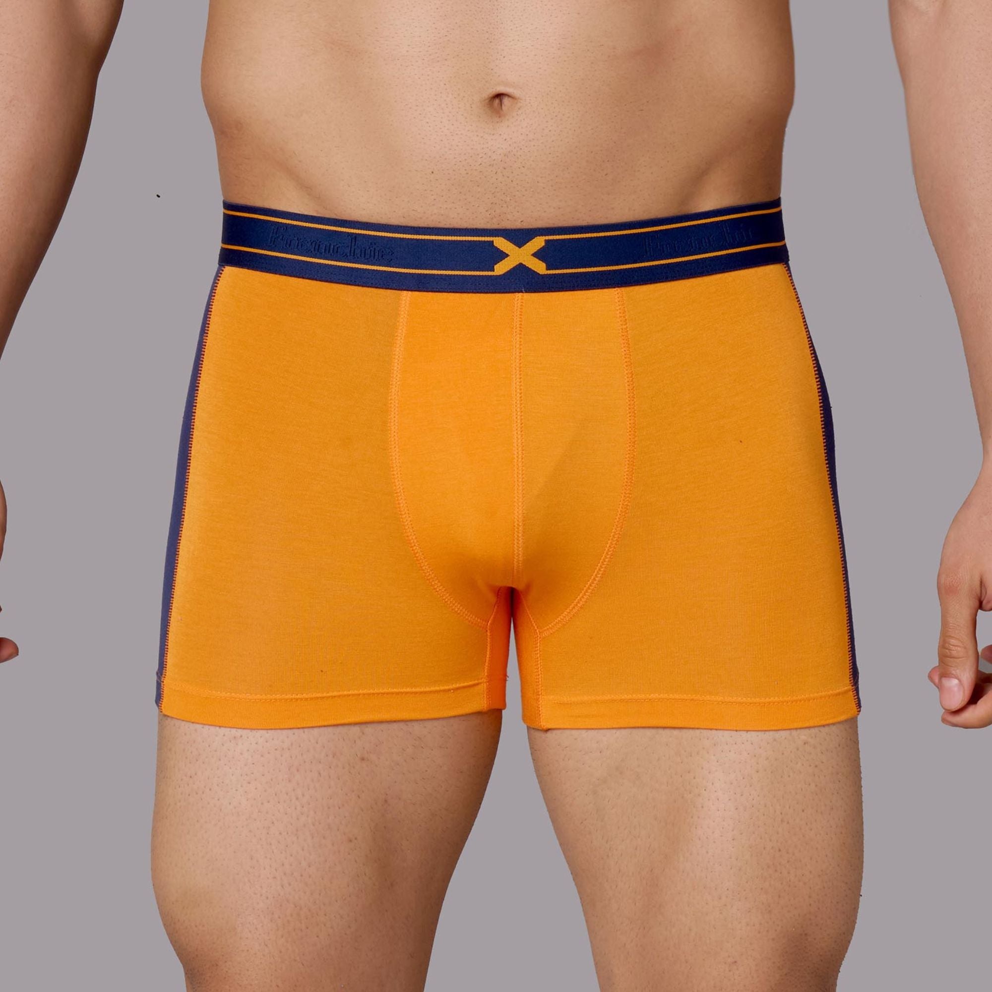 X-Groove Solid Turmeric Micro Modal Trunks