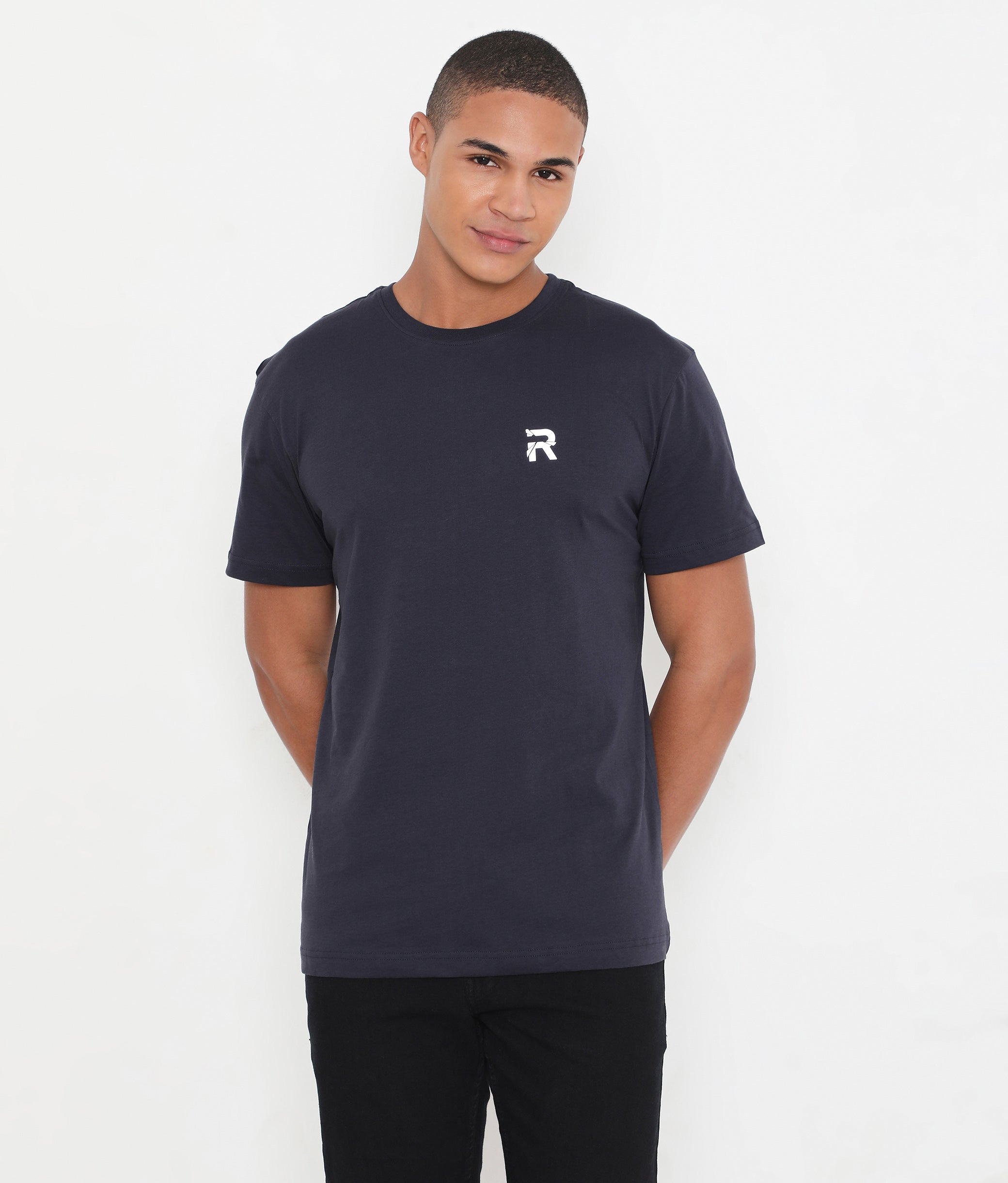 Men Jet Navy Essential Cotton T-Shirt 001