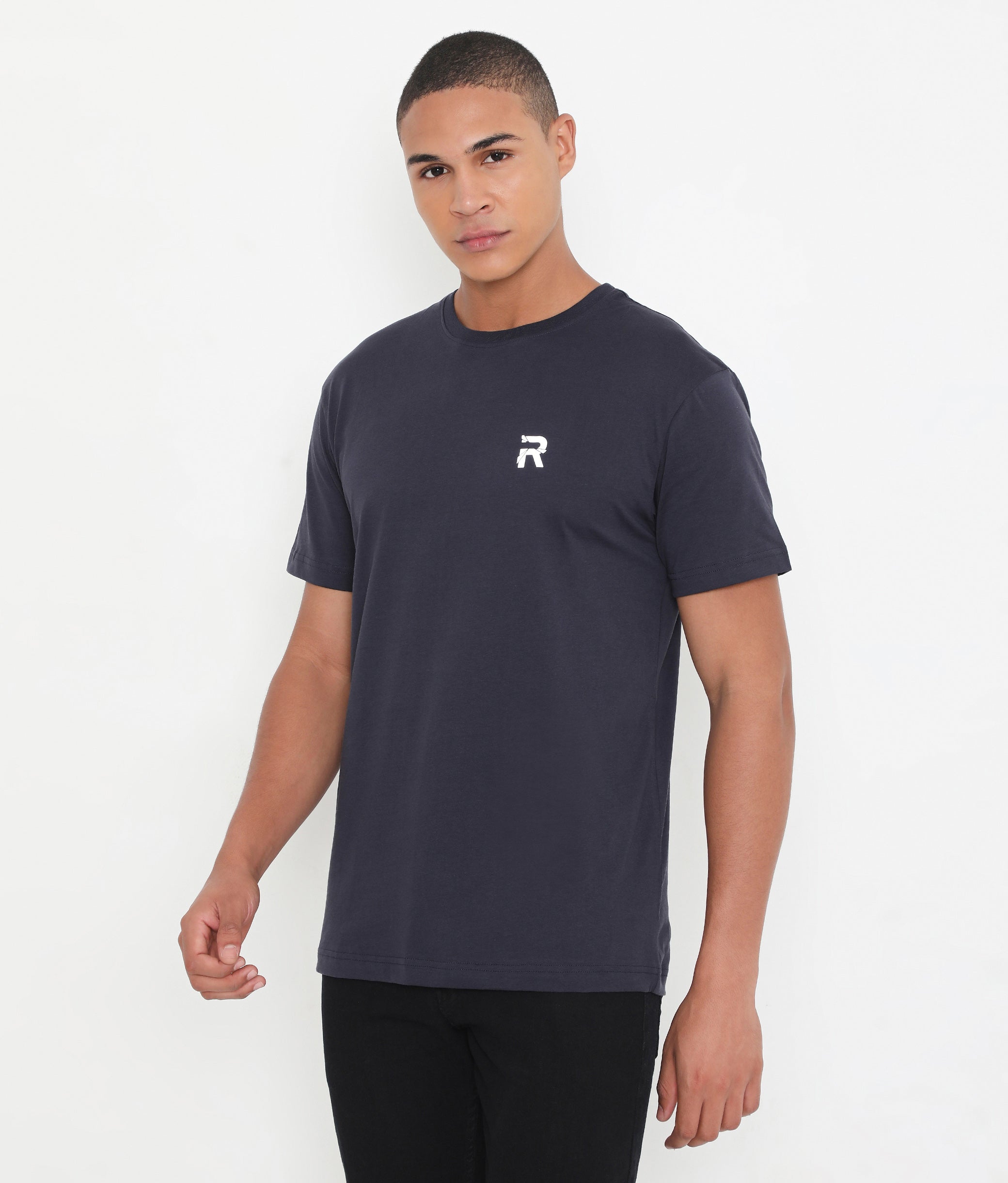 Men Jet Navy Essential Cotton T-Shirt 001