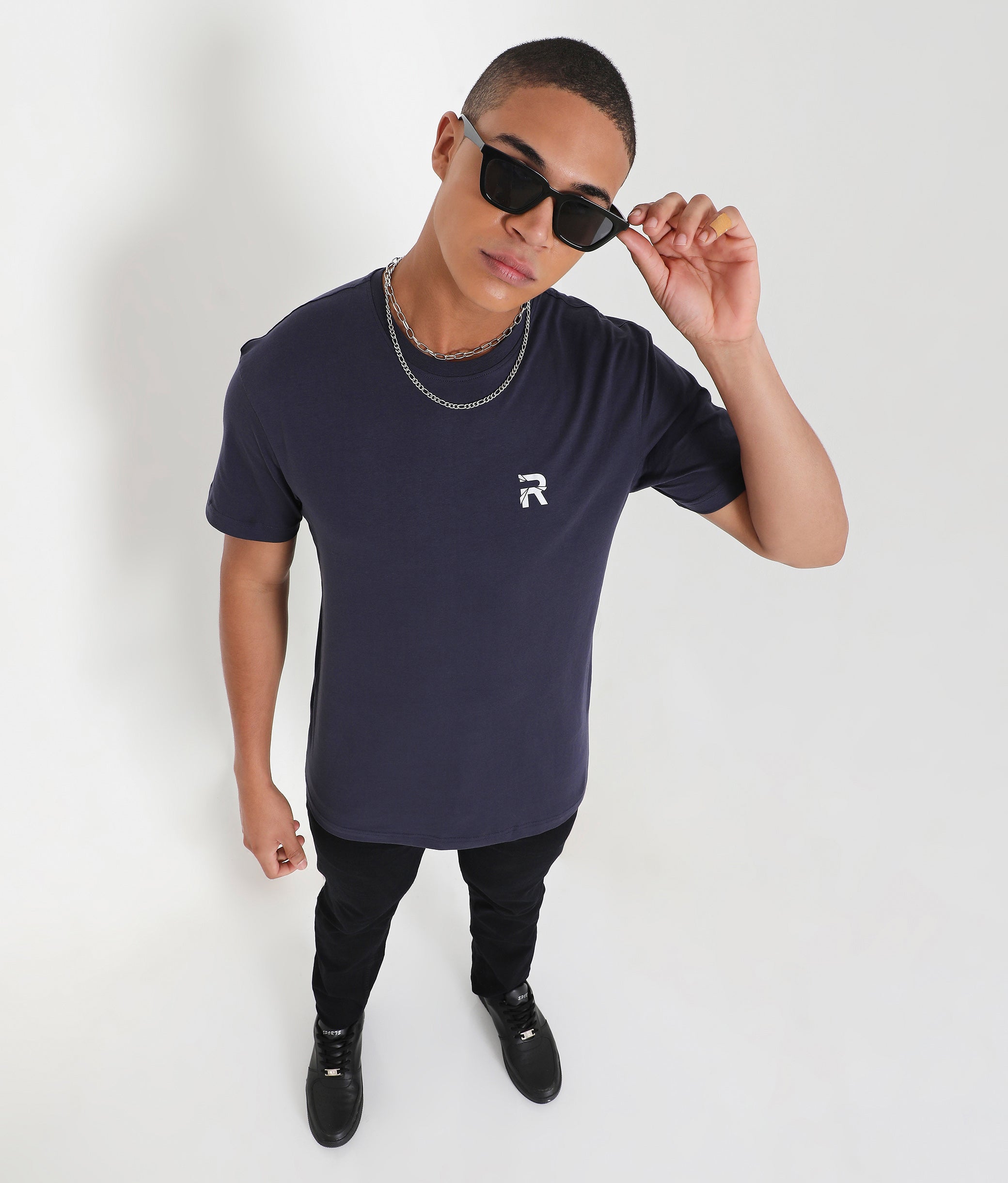 Men Jet Navy Essential Cotton T-Shirt 001