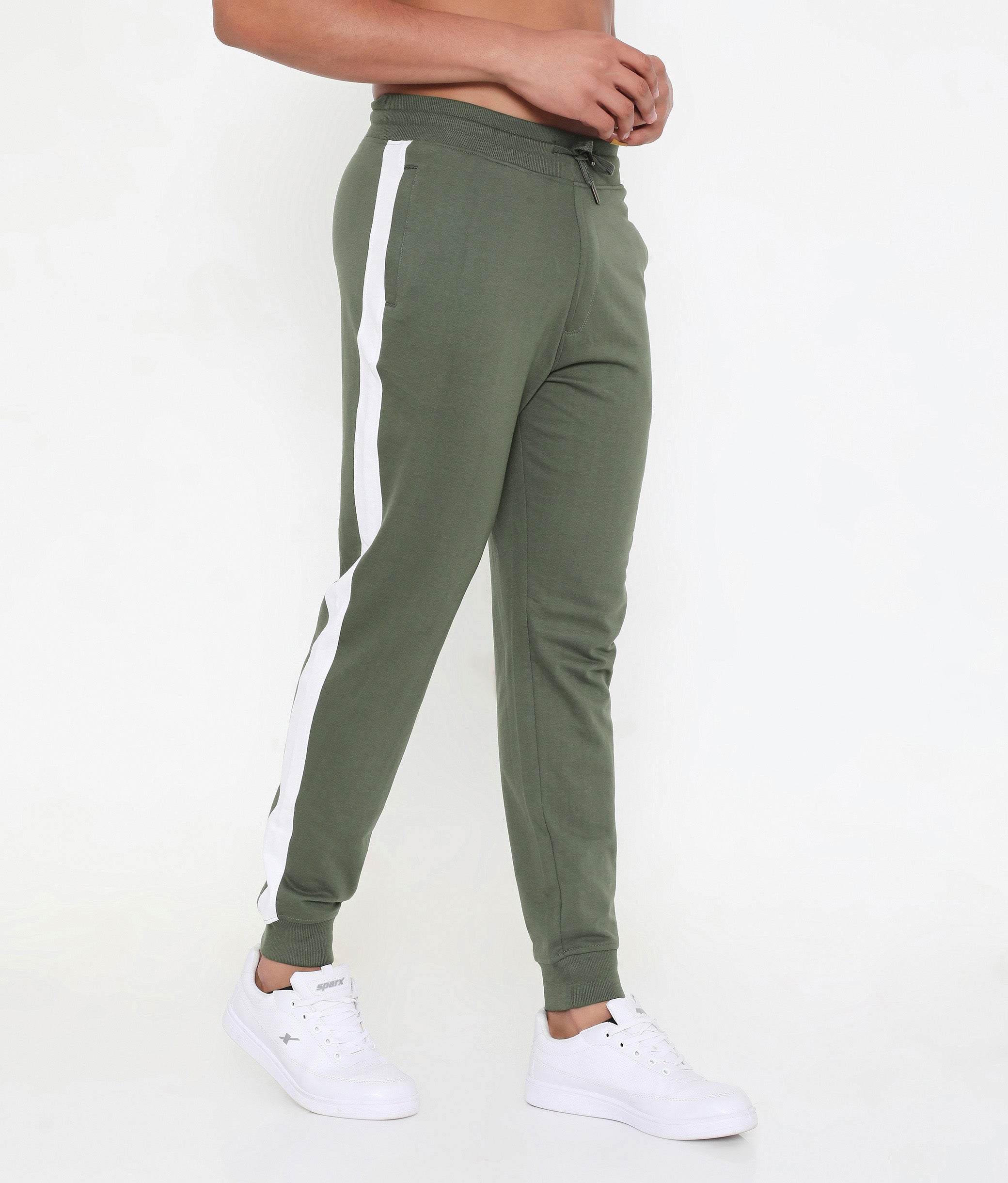 Men 001 Performance Cotton Joggers - Olive