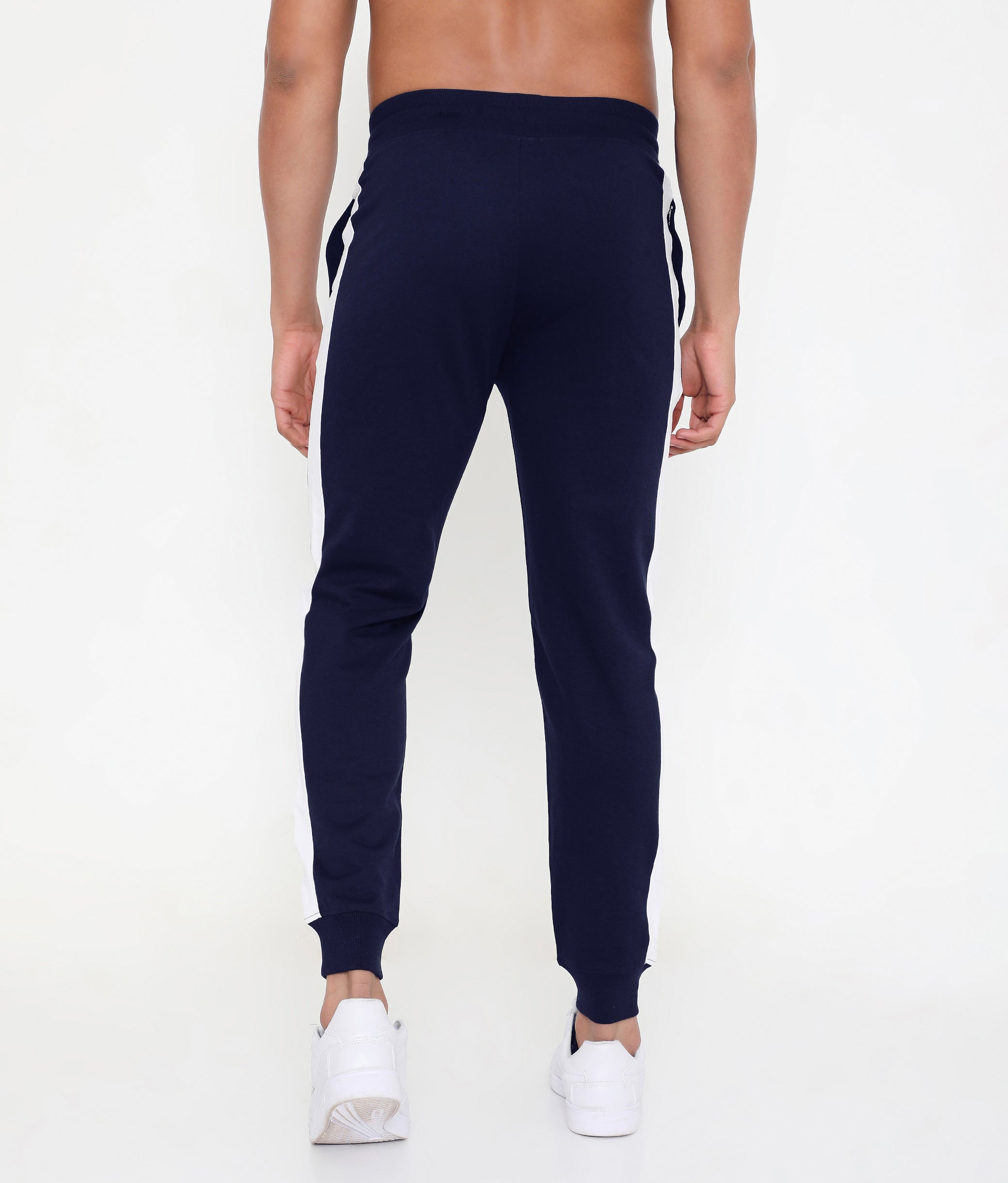 Men 001 Performance Cotton Joggers - Navy Blue