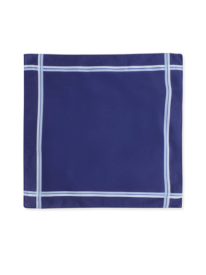 VIP Men's Striped Cotton Assorted Square Classic 04 Handkerchief-Pack of 3