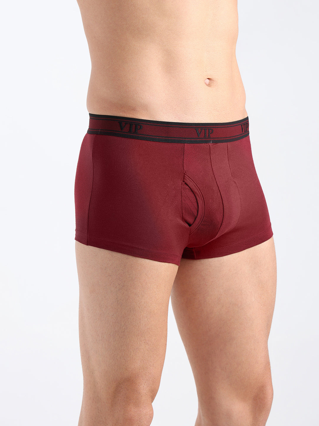 ASCENT Men’s Solid Cotton Mid Rise Regular Fit Trunk-Assorted Colours-PO2