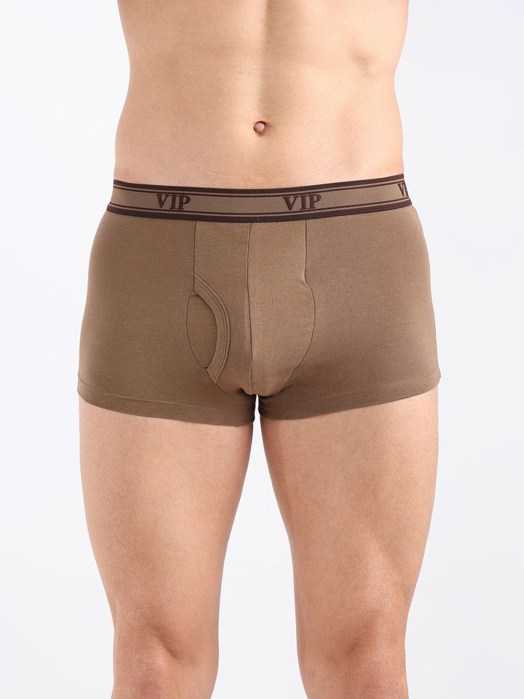 ASCENT Men’s Solid Cotton Mid Rise Regular Fit Trunk-Assorted Colours-PO2