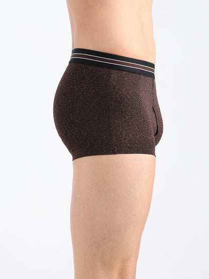 Maxer Men's Printed Cotton Mid Rise Regular Fit Trunk Assorted-Pack of 2