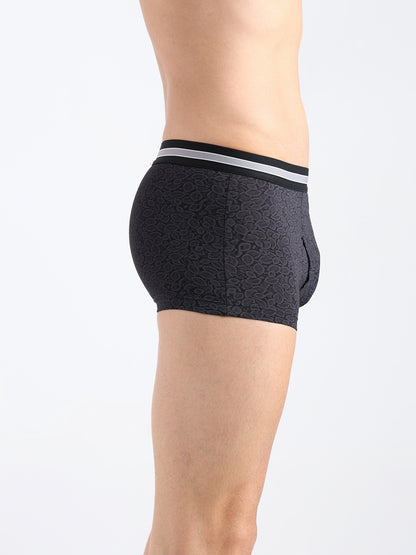 Maxer Men's Printed Cotton Mid Rise Regular Fit Trunk Assorted-Pack of 2