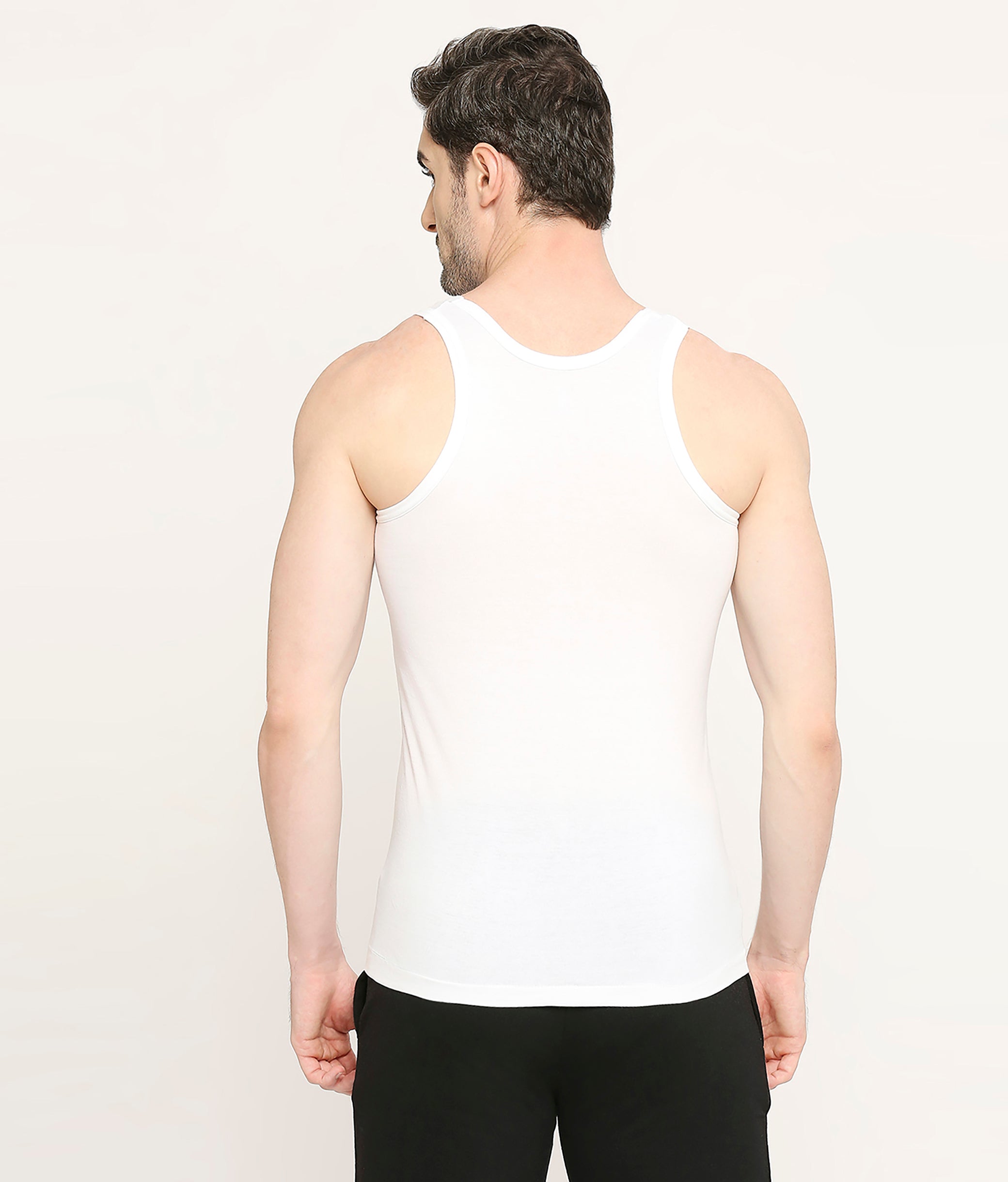 Fresh Men's Lime Fragrant Pure Cotton Vest | Skin Friendly | Odour Buster Technology