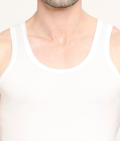 Fresh Men's Lime Fragrant Pure Cotton Vest | Skin Friendly | Odour Buster Technology