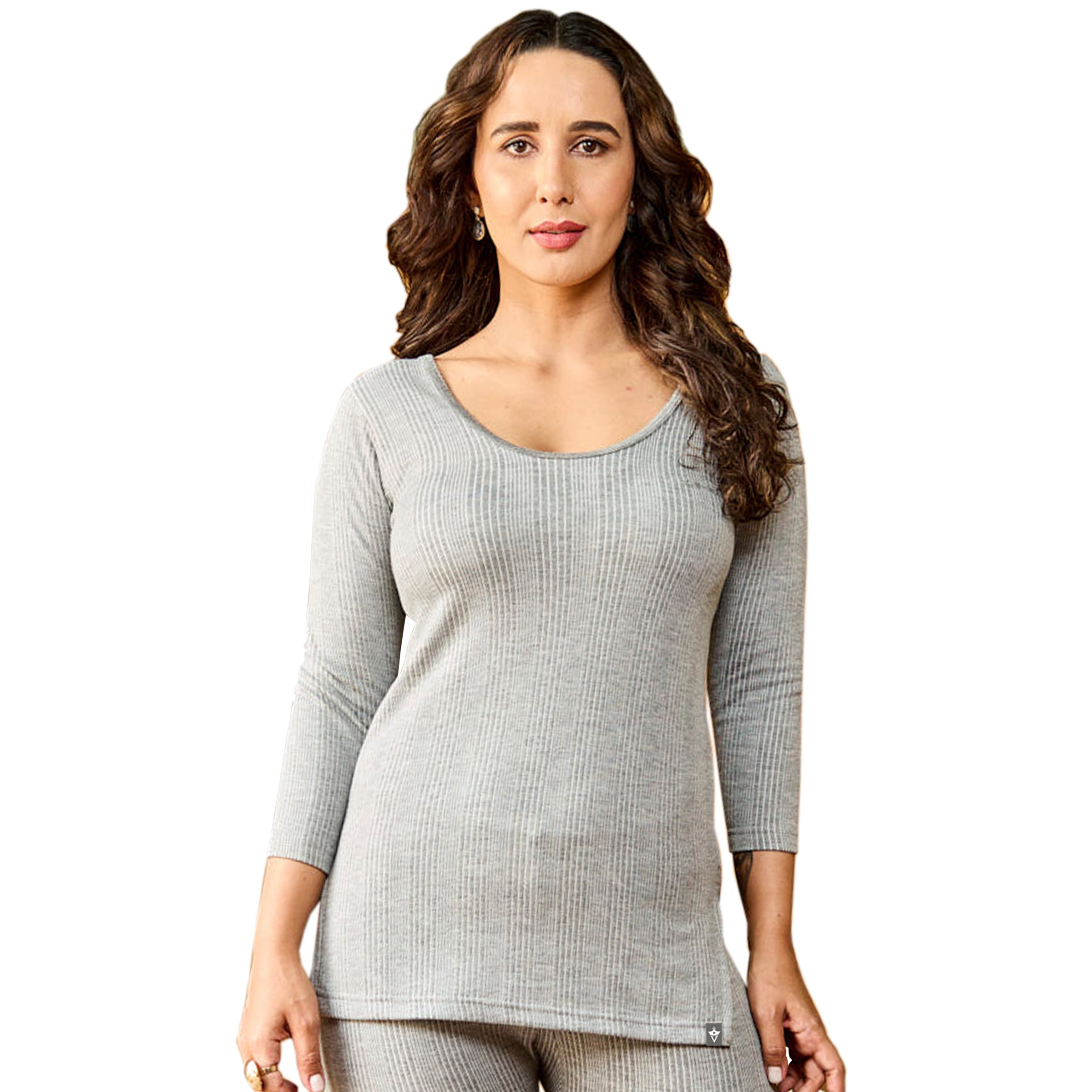 VIP Women Scoop Neck 3/4 Sleeves Top Thermal Wear