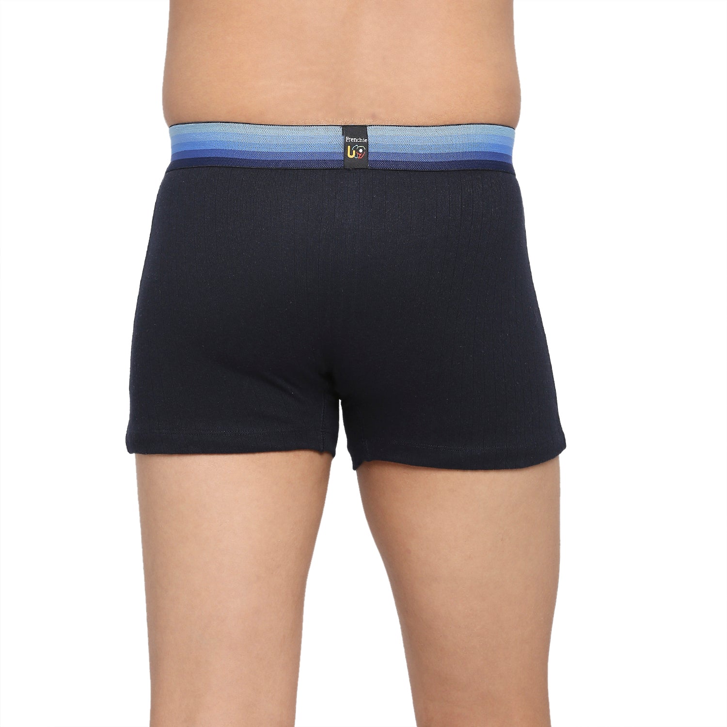 U19 Teenagers Cotton Trunk Navy and Gray - Pack of 2