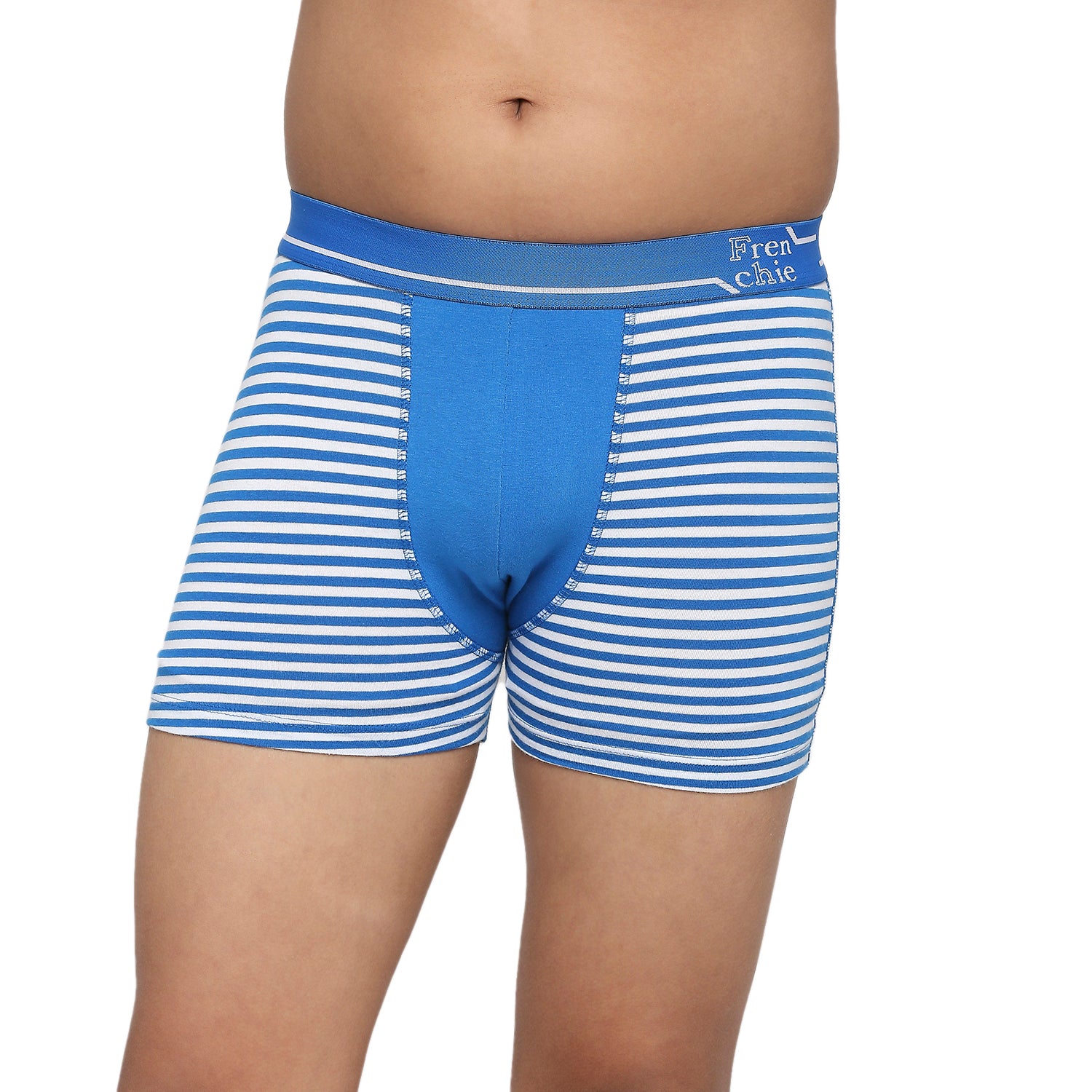 U19 Teenagers Cotton Trunk Gray and Blue - Pack of 2