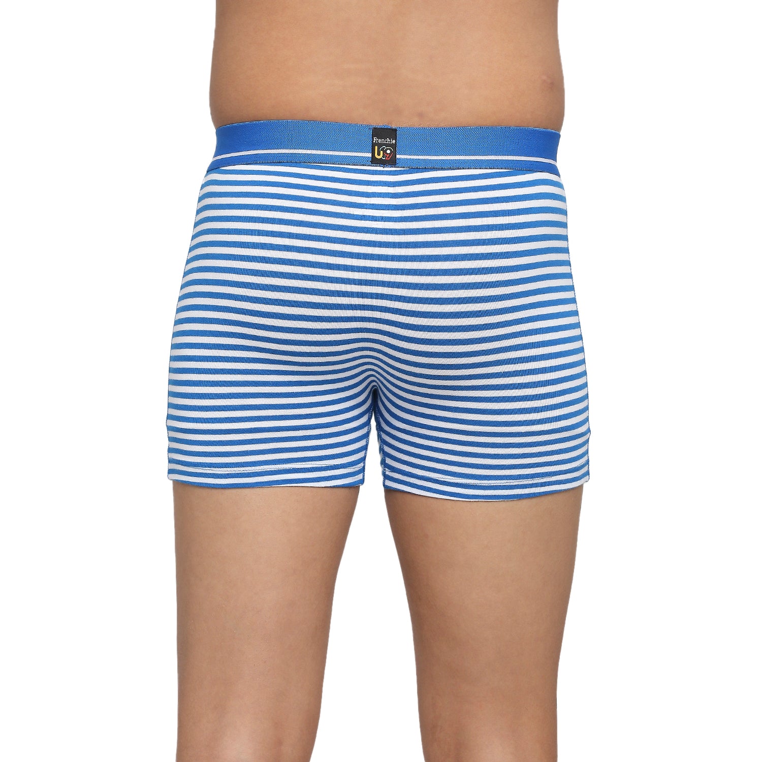 U19 Teenagers Cotton Trunk Gray and Blue - Pack of 2