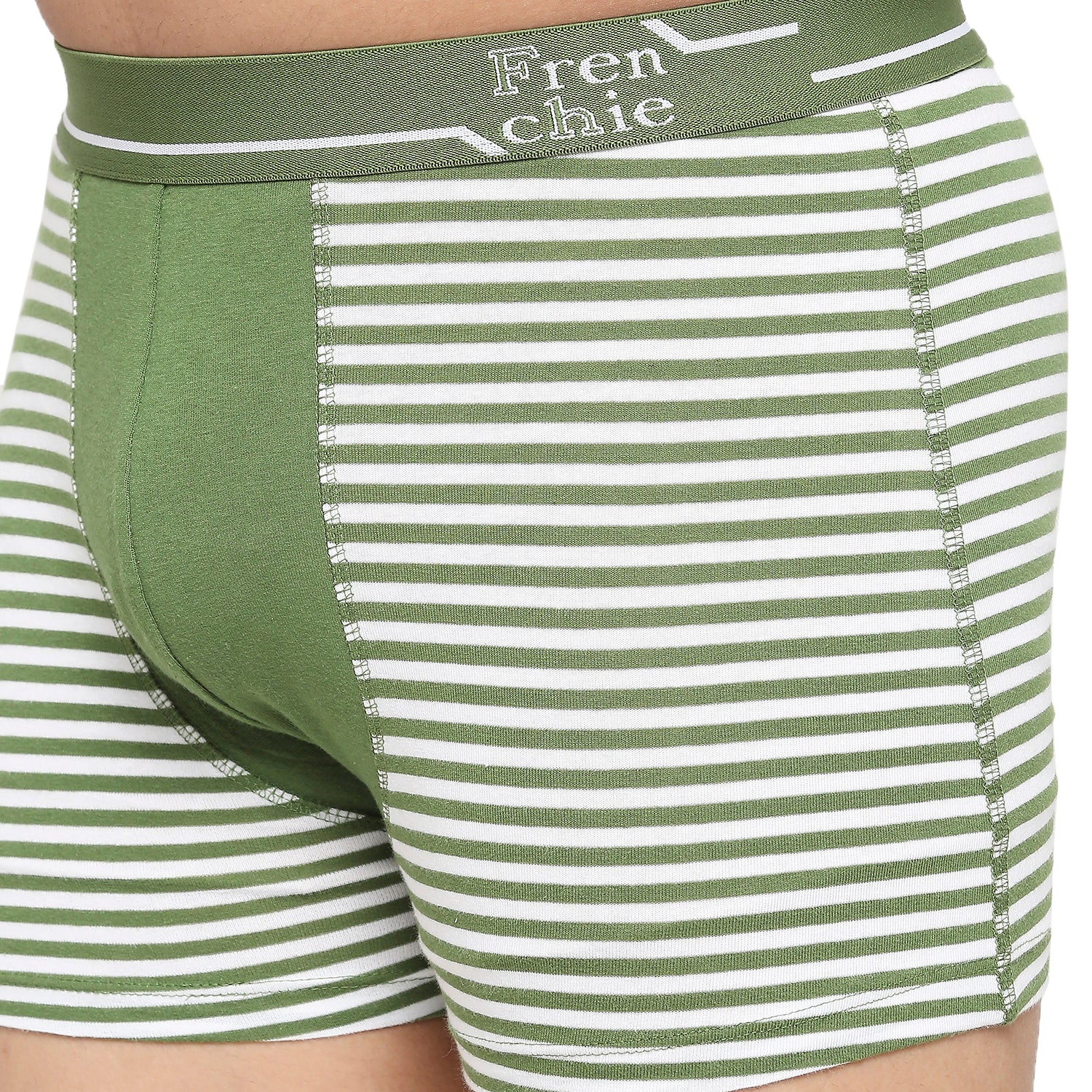 U19 Teenagers Cotton Trunk Navy and Green - Pack of 2